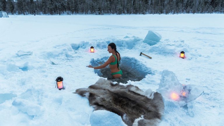 Sauna i morsowanie Laponia