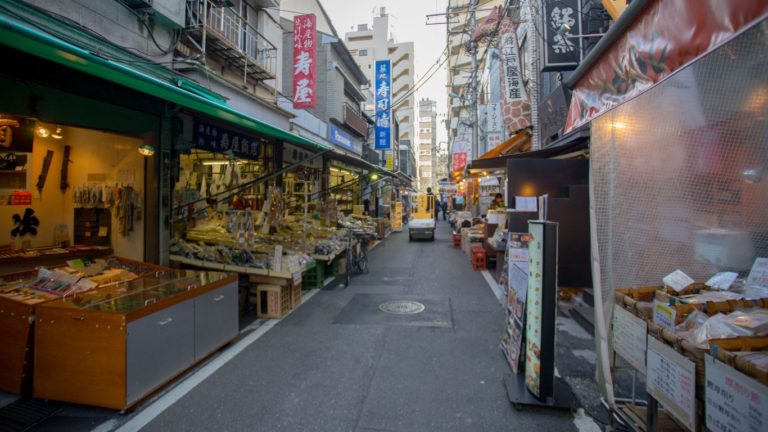 Tsukiji Outer Market Japonia