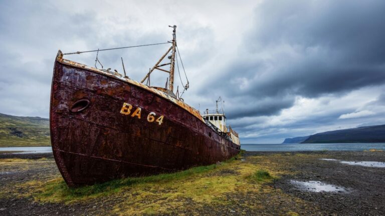 Wrak statku Gardar ​Islandia